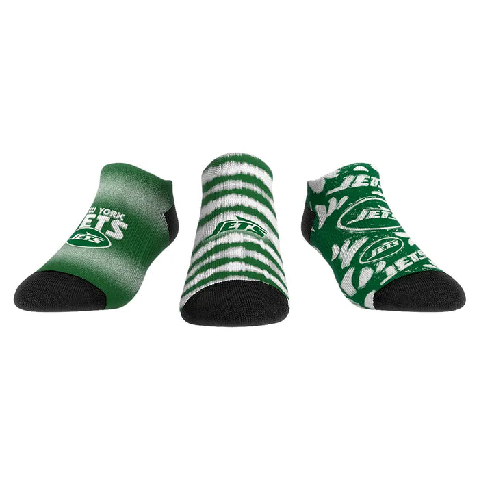 New York Jets - Low Cut - Make Some Noise (3-Pack) by Rock 'Em Socks