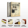 Newspaper Retirement Gift Sign by Tailored Canvases