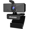 USB FHD Web Computer Camera with Dual Microphone & Privacy Cover by DailySale