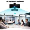 USB FHD Web Computer Camera with Dual Microphone & Privacy Cover by DailySale