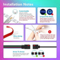 Nexillumi 132 Ft. Color Changing RGB LED Lights by DailySale