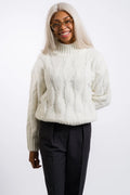Nia Fiji Knit Sweater - Ivory by Swell-O-Phonic
