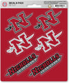Nicholls State University Colonels 6-Piece Decal Sticker Set, 5x6 Inch Sheet, Gift for football fans for any hard surfaces around home, automotive, personal items