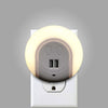 Night Light With 2 USB Ports