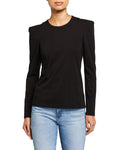 A.L.C. Charlotte Long-Sleeve Tee, Size Large by Vanessa Jane