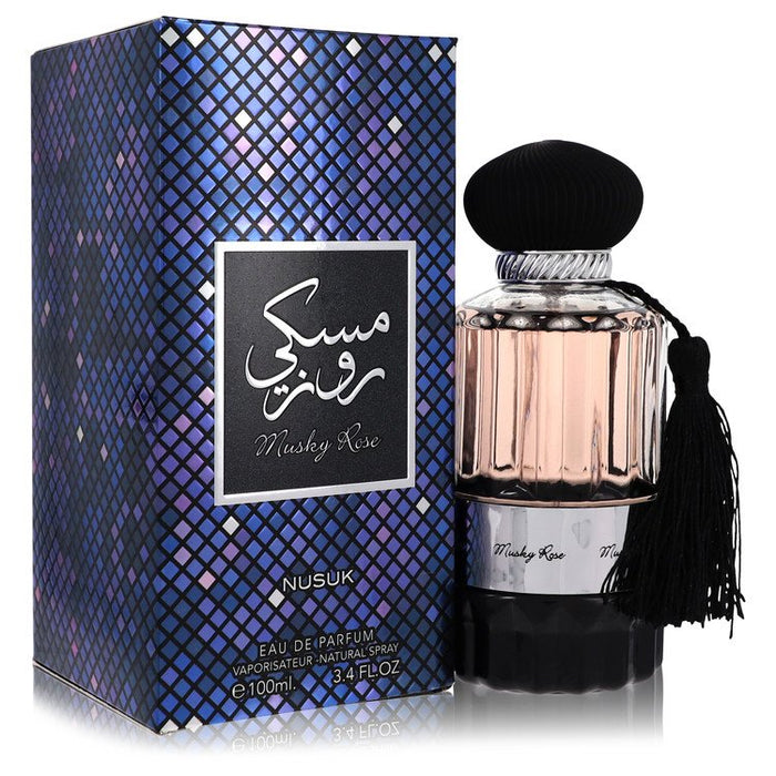 Musky Rose by Nusuk Eau De Parfum Spray (Unisex) 3.4 oz for Women by Avera Group