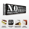 No Pain No Gain Sign by Tailored Canvases