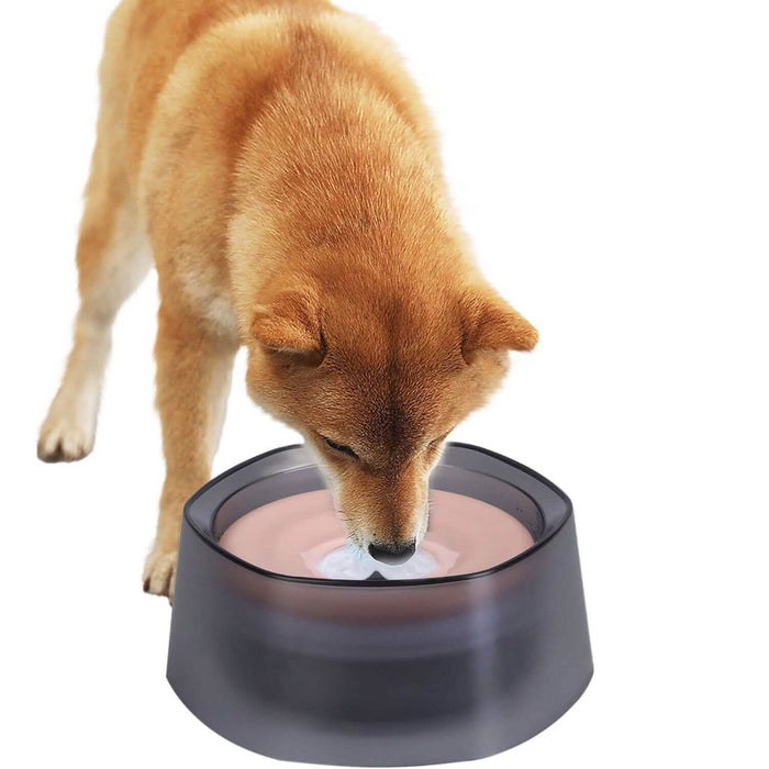 No Spill Dog Cat Water Bowl Spill Proof Slow Water Feeder by DailySale