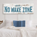No Wake Zone Sign XIII by Tailored Canvases
