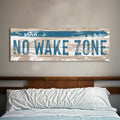 No Wake Zone Sign XIV by Tailored Canvases