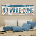 No Wake Zone Sign XIV by Tailored Canvases