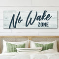 No Wake Zone Sign XVI by Tailored Canvases
