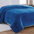Noble House Solid Color Popcorn Microfiber Blanket by DailySale
