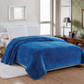 Noble House Solid Color Popcorn Microfiber Blanket by DailySale
