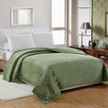 Noble House Solid Color Popcorn Microfiber Blanket by DailySale