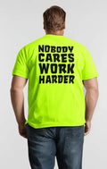 Nobody Cares - Safety Yellow T-Shirt by Armed American Supply