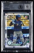 Noelvi Marte Signed 2019 Bowman Prospects #BP97 RC (BGS 10) by Price Is Right Miami