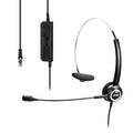 Noise Canceling Headset Convertible RJ9 Earphone with Microphone Adaptor by DailySale