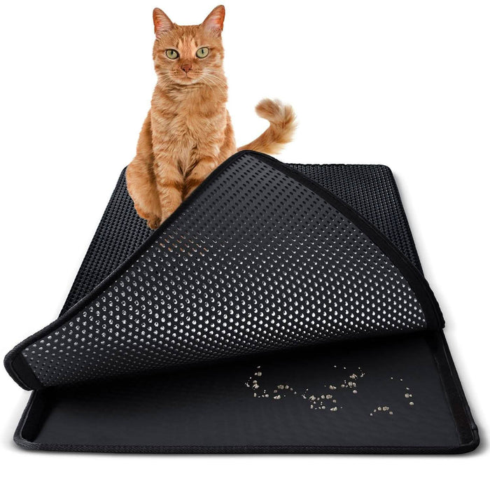 Non Slip Cat and Rabbit Litter Trap Mat for Litter Boxes by DailySale