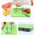 Non-Slip Cutting Board Set Includes -Knife, 3 Mini Forks, BPA Free Board by DailySale