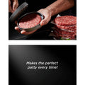 Non-Stick Aluminum Hamburger Press Patty Maker BBQ Burger Mold “Dad Grill Boss” by DailySale