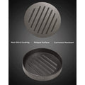 Non-Stick Aluminum Hamburger Press Patty Maker BBQ Burger Mold “Dad Grill Boss” by DailySale