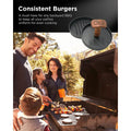 Non-Stick Aluminum Hamburger Press Patty Maker BBQ Burger Mold “Dad Grill Boss” by DailySale