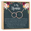Nonnie Interlocking Circles Necklace by Dear Ava