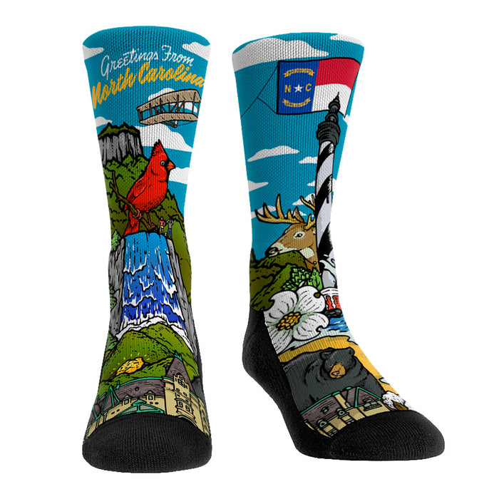Greetings From North Carolina by Rock 'Em Socks