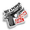 Not a Pepper Spray Kinda Girl - Hard Hat Decal