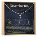 November 11th Scorpio Necklace by Dear Ava