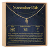 November 15th Scorpio Necklace