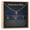 November 18th Scorpio Necklace