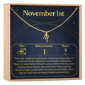 November 1st Scorpio Necklace by Dear Ava
