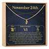 November 24th Sagittarius Necklace