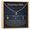 November 28th Sagittarius Necklace