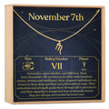 November 7th Scorpio Necklace by Dear Ava