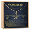 November 8th Scorpio Necklace