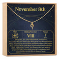 November 8th Scorpio Necklace by Dear Ava