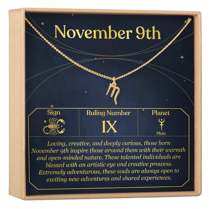 November 9th Scorpio Necklace by Dear Ava