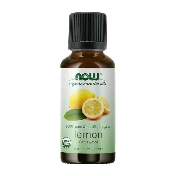 NOW ESSENTIAL OILS LEMON OIL ORGANIC - 30ML by Pasteur Pharmacy