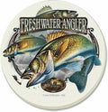 CounterArt Freshwater Angler Absorbent Coasters, Set of 4 by Vanessa Jane