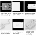 NTON Power USP US Electric Plug 8 AC Power Outlet with USB Charger by DailySale