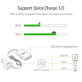 NTONPOWER 5 USB Ports Car Charger with 1.8 Extension Cable by DailySale
