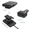 NTONPOWER 5 USB Ports Car Charger with 1.8 Extension Cable by DailySale
