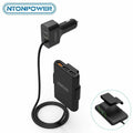 NTONPOWER 5 USB Ports Car Charger with 1.8 Extension Cable by DailySale