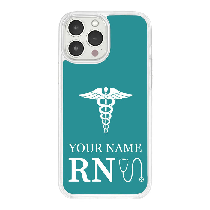 Nurse HD Custom Name Apple iPhone 15 Series Mag-Safe Phone Case by Affinity Bands