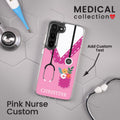 Nurse HD Custom Name Samsung Galaxy S23 Phone Case by Affinity Bands