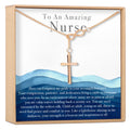 Nurse Infinity Cross Necklace by Dear Ava