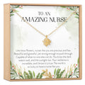 Nurse Lotus Necklace by Dear Ava